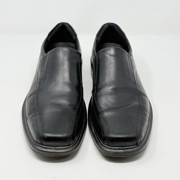 Ecco Helsinki Loafers Mens 13 - 13.5 EU 47 Black Leather Casual Slip On Shoes main image 9